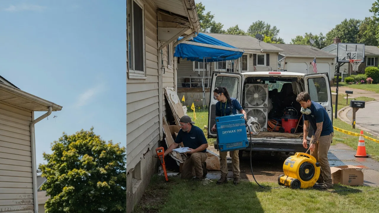 Ceiling Leak Cleanup in Tipp City, OH near me